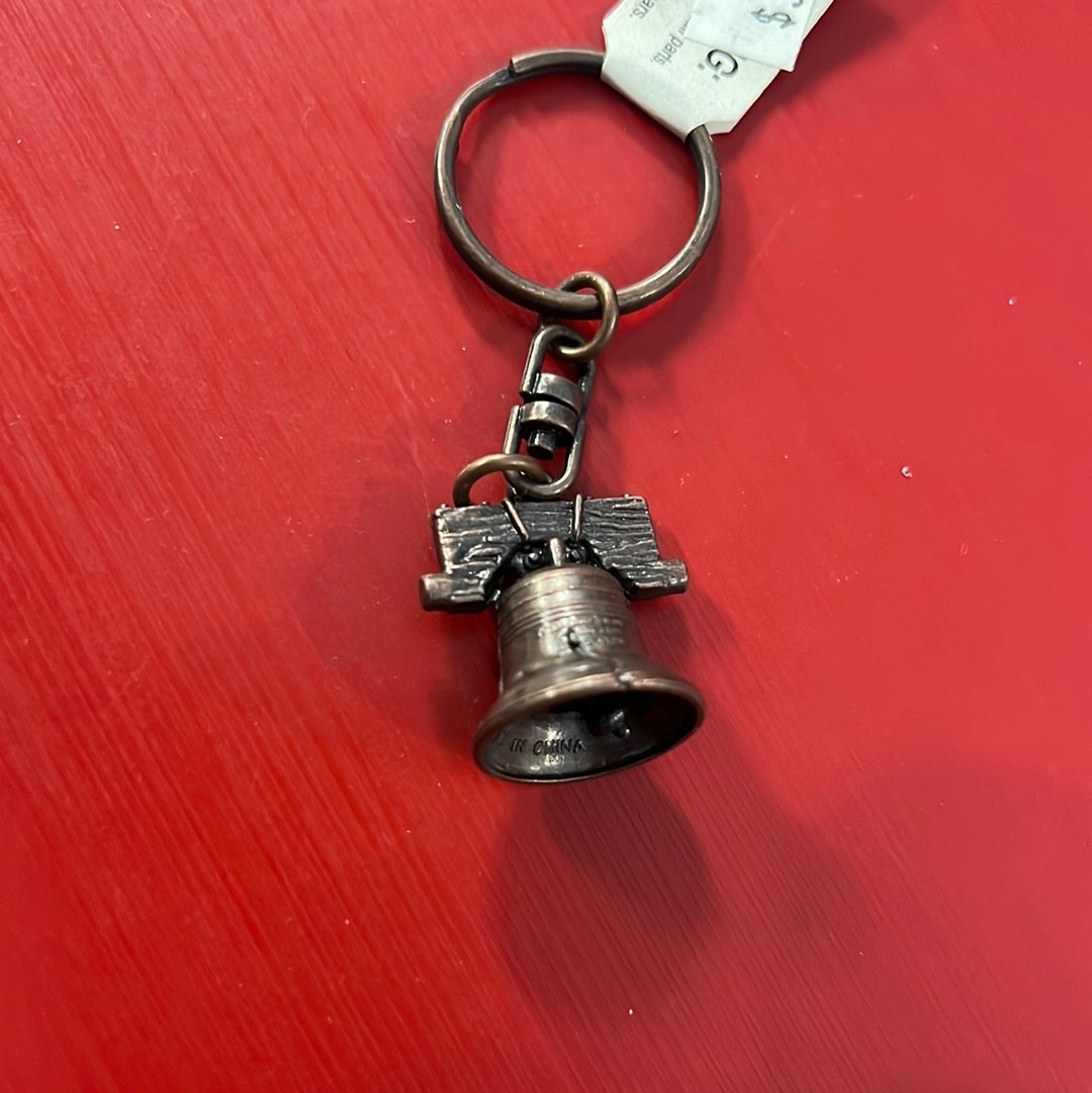 Philadelphia PA Souvenir Keychain - 5 Charm Set With Liberty Bell, Love Sign & Philly Skyline, Blue Color, Durable Gift Keyring