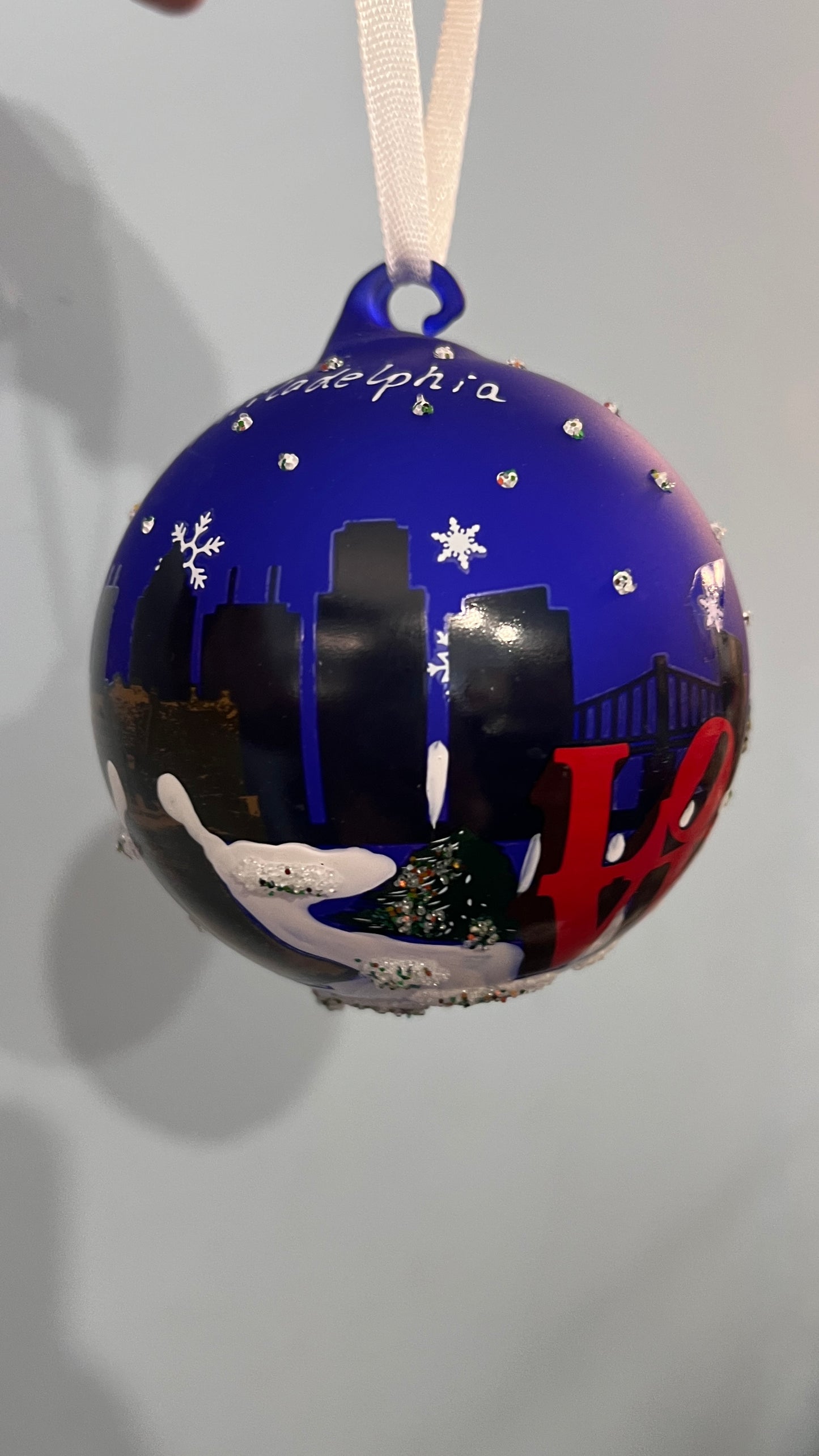Philadelphia Christmas Ornament