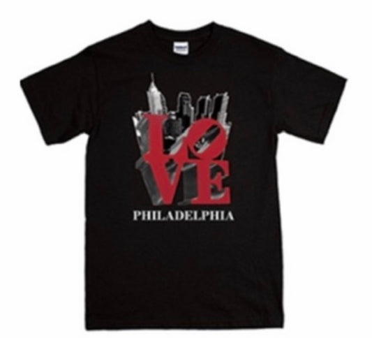 Love Philadelphia Black T-shirt
