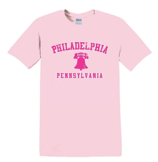 1776 Philadelphia Pink T-shirt