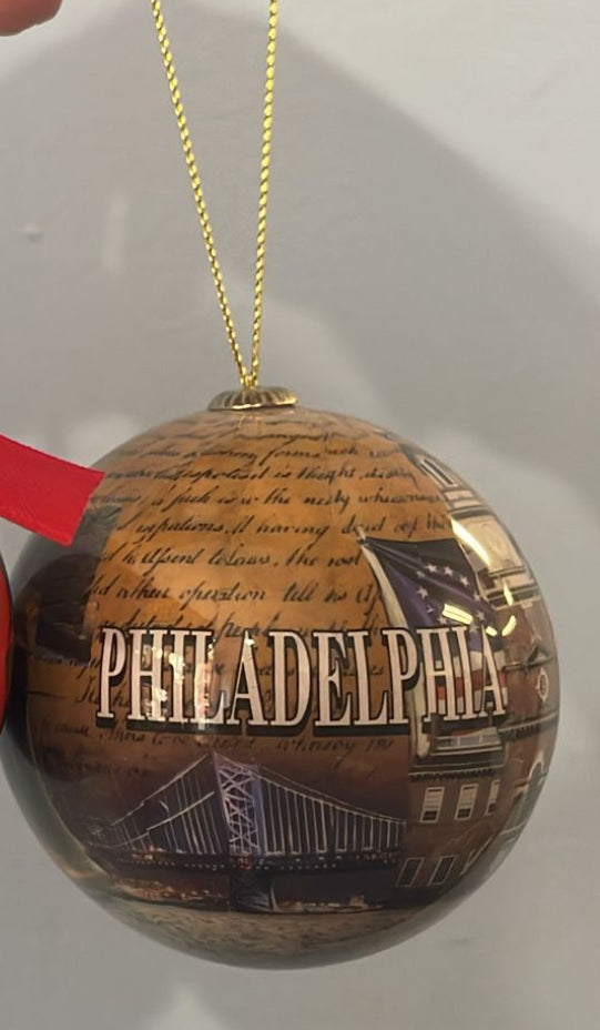Philadelphia Christmas Ornament